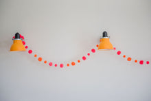 Load image into Gallery viewer, Pom Pom Garland - Festival Pink and Orange