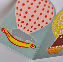 Load image into Gallery viewer, Special Card Hot Air Balloons Animals by Cambridge Imprint