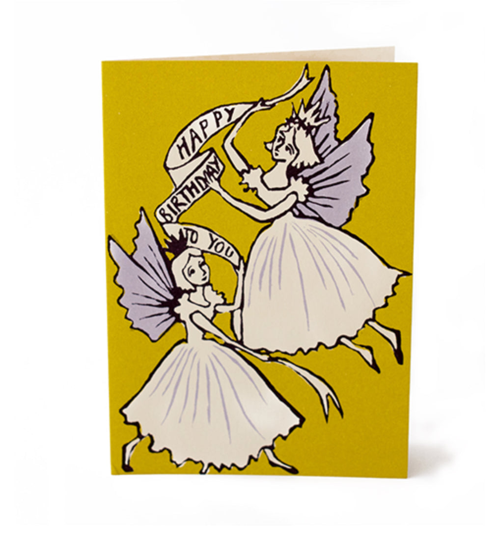 Birthday Fairies Card by Cambridge Imprint