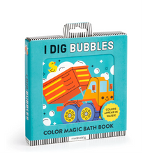 Load image into Gallery viewer, Colour Magic Bath Book - I Dig Bubbles