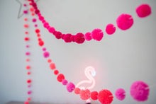 Load image into Gallery viewer, Pom Pom Garland - Flamingo