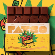 Load image into Gallery viewer, Fatso 150g - 60% Dark Chocolate Vegan Chunky Bar - Drunk'n Monkey