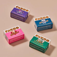 Load image into Gallery viewer, Fatso Foursome - 4x 40g Mini Bars - 60% Dark Chocolate Vegan Chunkys