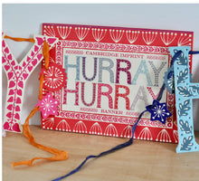 Load image into Gallery viewer, Hurray Hurray Banner by Cambridge Imprint