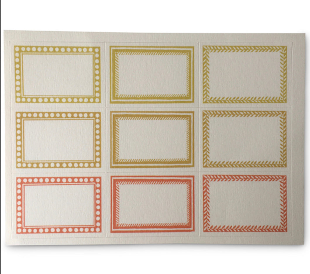 18 Self-Adhesive Labels by Cambridge Imprint