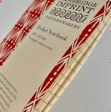 Load image into Gallery viewer, Pocket Notebook - Selvedge Madder by Cambridge Imprint