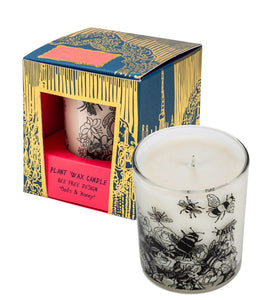 Bee Free Plant Wax Candle - Oats & Honey by Arthouse
