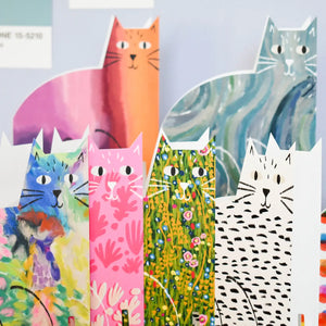 Klimt Cat Out Card by Niaski