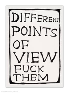 David Shrigley Different Points Of View Postcard