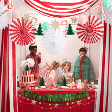 Load image into Gallery viewer, Giant Christmas Honeycomb Garland by Meri Meri