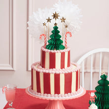 Load image into Gallery viewer, Christmas Honeycomb Cake Topper by Meri Meri