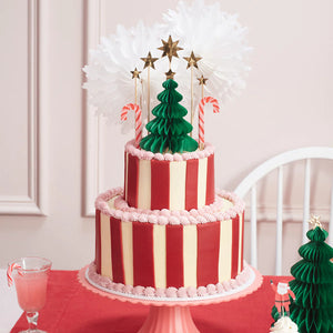 Christmas Honeycomb Cake Topper by Meri Meri