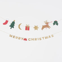 Load image into Gallery viewer, Merry Christmas Garland Card by Meri Meri
