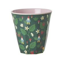 Load image into Gallery viewer, Medium Melamine Cup - Forest Gnome Print

