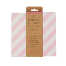 Load image into Gallery viewer, Rice DK Set Of 6 Bamboo Kitchen Cloths - Striped