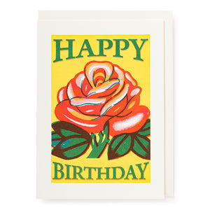 Happy Birthday Rose Cards by Archivist