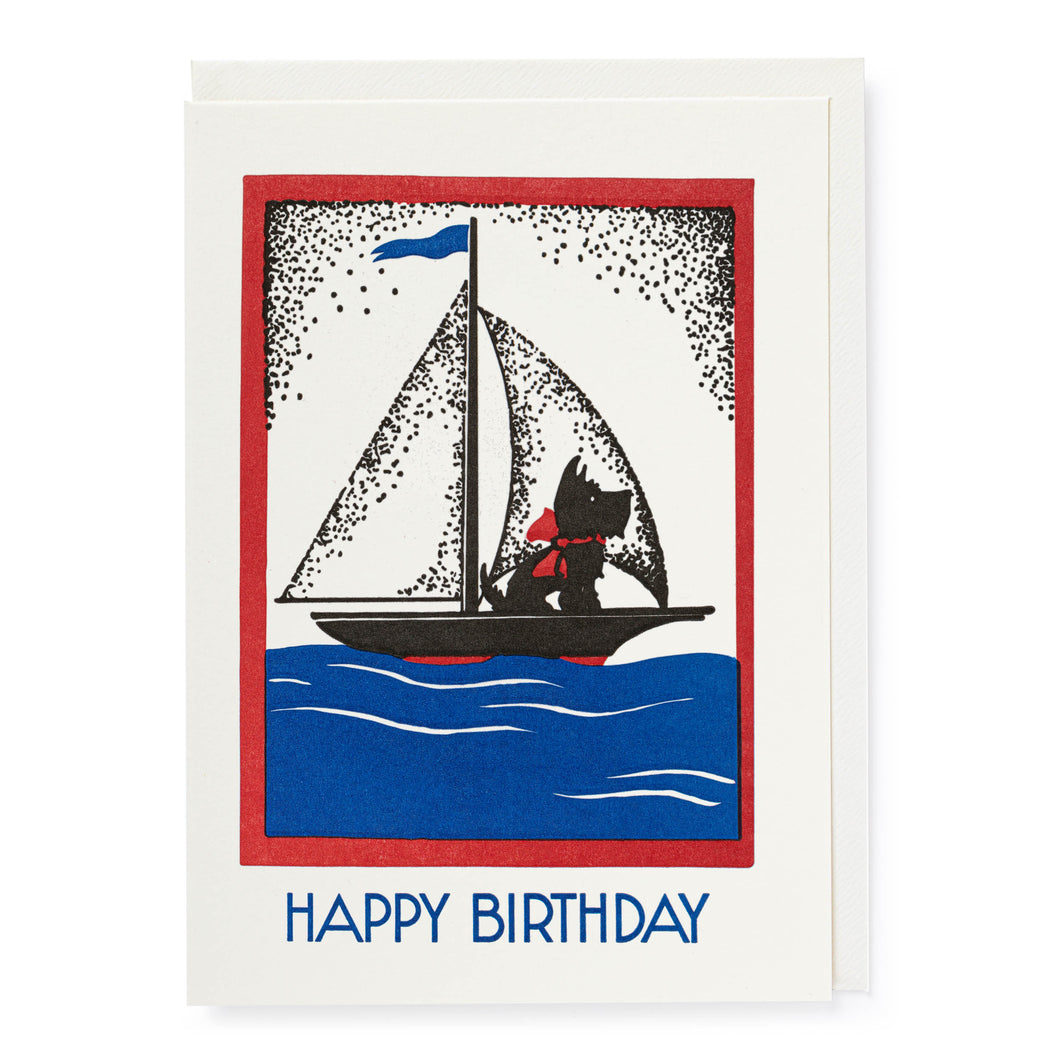 Scottie Dog Happy Birthday Cards by Archivist