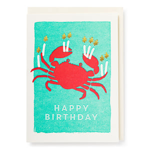 Birthday Crab Card by Archivist