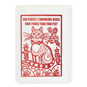 Perfect Companions Greetings Card by Archivist