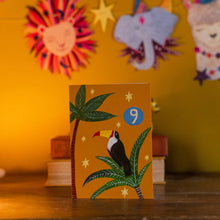 Load image into Gallery viewer, Age 9 Party Toucan Birthday Card by Hutch Cassidy