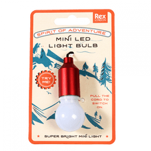 Load image into Gallery viewer, Mini LED Bulb Keyring (Single) Assorted Colours By Rex