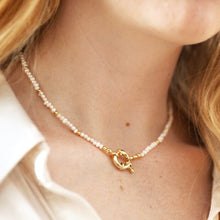 Load image into Gallery viewer, Pearl Gold Beads Necklace by Lisa Angel