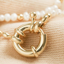 Load image into Gallery viewer, Pearl Gold Beads Necklace by Lisa Angel