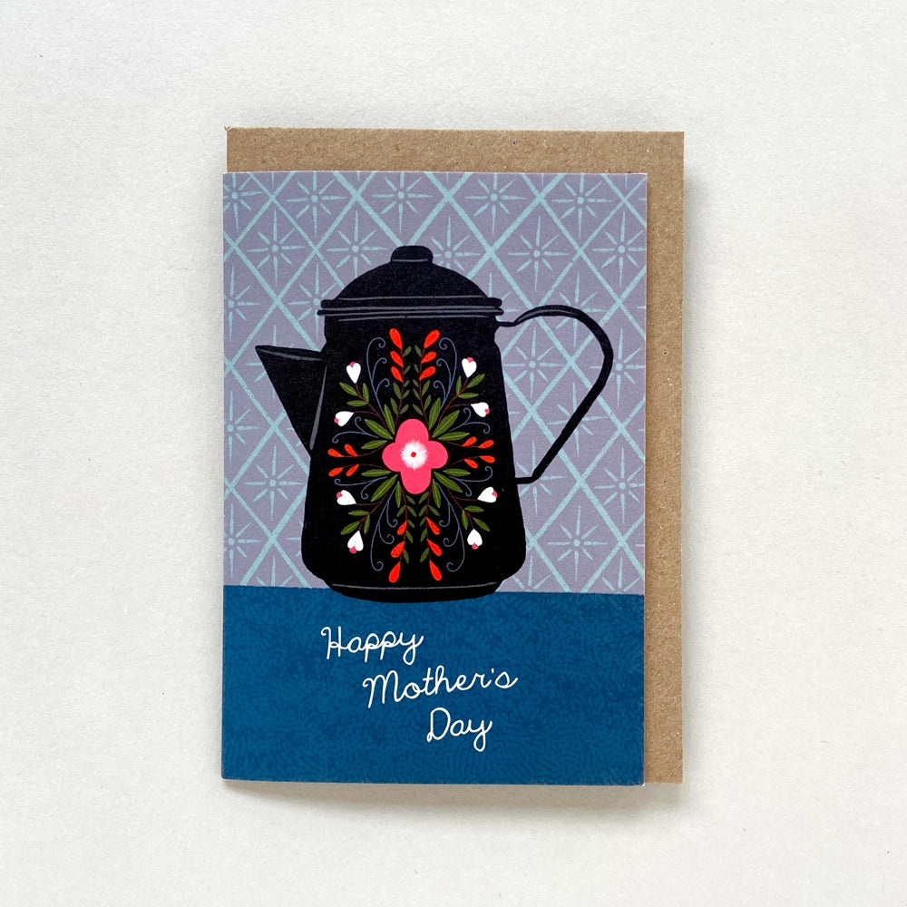 Happy Mother’s Day Card - Coffee Pot