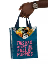Load image into Gallery viewer, Bag Full of Puppies Lunch Bag Handy Tote by Blue Q