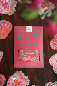 East End Press Valentine’s Paper Garland