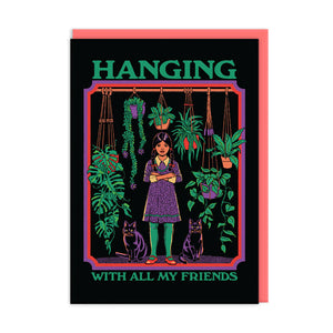 Hanging With All my Friends Greetings Card by Steven Rhodes for Ohh Deer