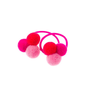 Pom Pom Hair Bobble - Pink by PomPom Galore