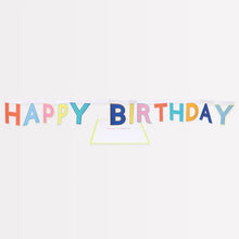 Load image into Gallery viewer, Meri Meri Happy Birthday Banner Birthday Card