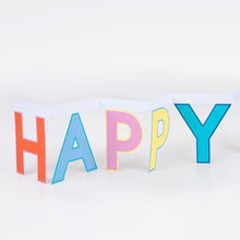 Load image into Gallery viewer, Meri Meri Happy Birthday Banner Birthday Card