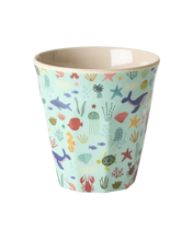 Load image into Gallery viewer, Medium Melamine Cup - Blue Ocean