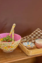 Load image into Gallery viewer, Melamine Salad Bowl - Flower Power