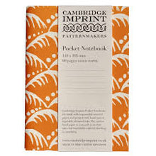 Load image into Gallery viewer, Pocket Notebook - Wave Blood Orange by Cambridge Imprint