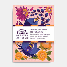 Load image into Gallery viewer, Petrykivka 10 Illustrated Notecards