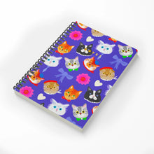 Load image into Gallery viewer, Carolyn Suzuki A4 Spiral Bound Notebook - Cat Fanzy