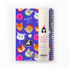 Load image into Gallery viewer, Carolyn Suzuki A4 Spiral Bound Notebook - Cat Fanzy
