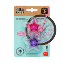 Load image into Gallery viewer, Legami - Set of 2 LED Lights for Bicycle Spokes - Stars