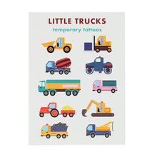 Load image into Gallery viewer, Temporary Tattoos Little Trucks