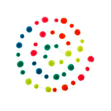 Load image into Gallery viewer, Pom Pom Garland - Bright Combo