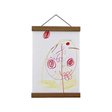 Load image into Gallery viewer, Oak Poster Hanger 8.5" (21.6cm) by Creamore Mill