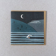 Load image into Gallery viewer, Oldfield Design Co Greeting Card - Night Swimming