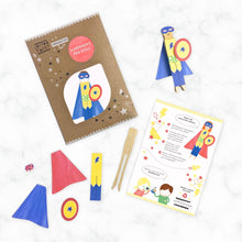Load image into Gallery viewer, Make Your Own Superhero Peg Doll