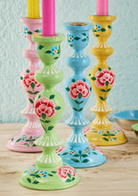 Load image into Gallery viewer, Chrysanthemum XL Hand Painted Candlestick