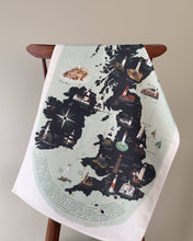 Load image into Gallery viewer, Oldfield Design Tea Towel - Lighthouses of the United Kingdom