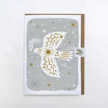 Load image into Gallery viewer, Greetings Card - Dove & Stars