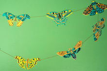 Load image into Gallery viewer, East End Press Sewn Garland - Moths